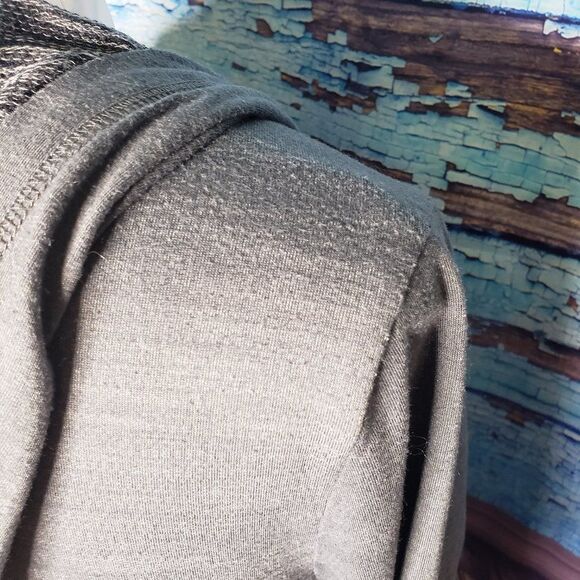 Ascend womens open front cardigan large grey gray - Picture 5 of 7